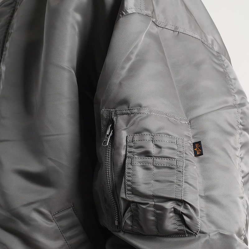 Мужская куртка Alpha Industries L-2B Mod Gen II Flight Jacket (MJL53001C1-rplc blue)  - цена, описание, фото 9